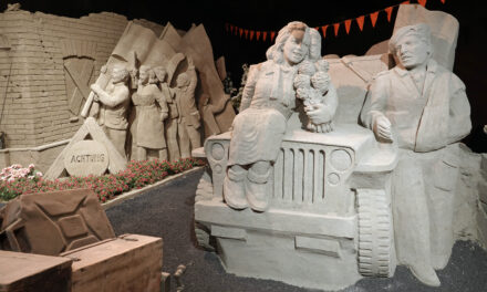 Zandsculpturenfestijn in het teken van de 75 jaar bevrijding