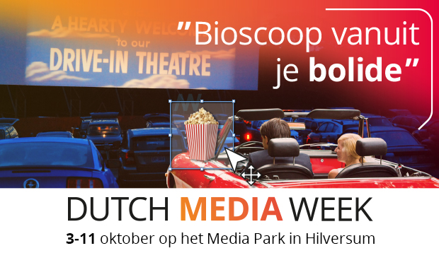 Dutch Media Week tovert Media Park om tot drive-in bioscoop