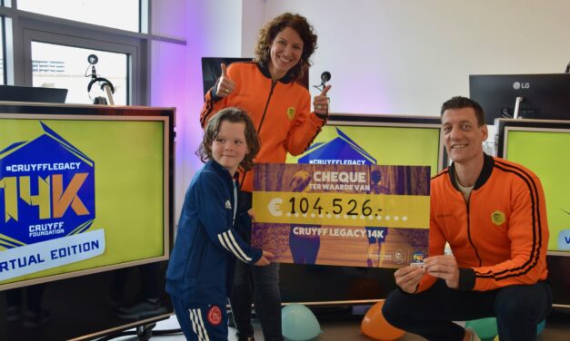 Virtuele editie Cruyff Legacy 14K brengt ruim een ton op