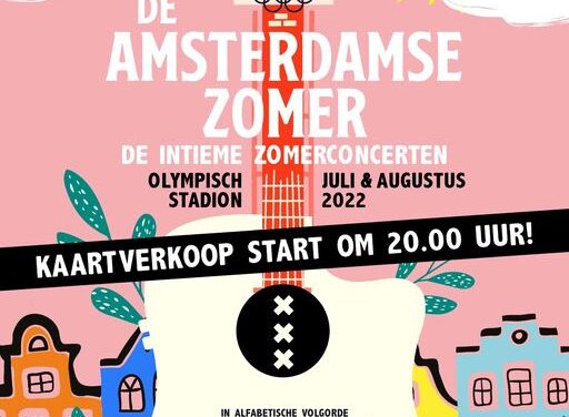 De Amsterdamse Zomer komt terug met intieme concertreeks