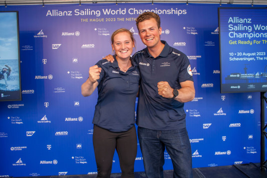 Offerman en Houtman klaar voor EK olympische mixed multihull Nacra17